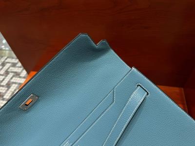 wholesale quality hermes kelly depeches 36 togo blue jean phw